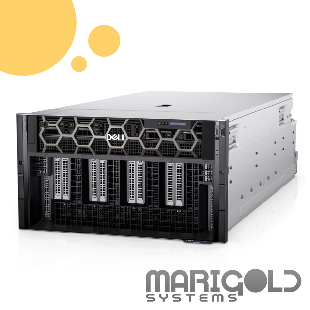 Dell PowerEdge XE9680 Server •2x Intel Xeon Gold 6442Y 2.4G 24C