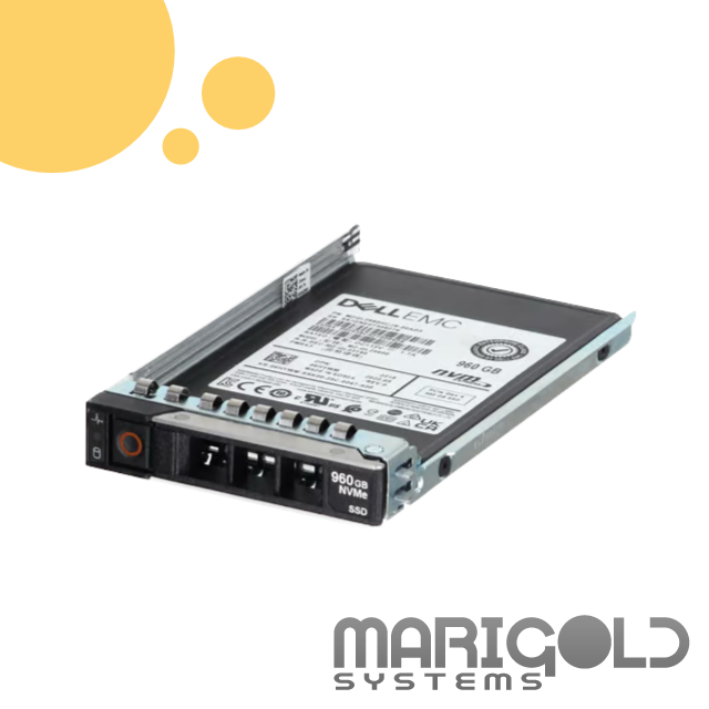 Dell 6HYWM 06HYWM 960GB U.2 G4 NVMe SSD 2.5" in 14th/15th Gen Tray