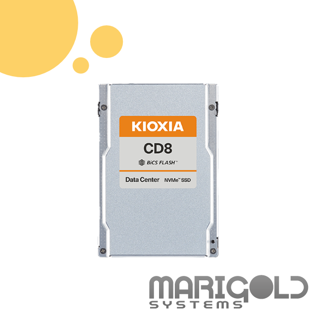 KIOXIA CD8-R 3.84TB U.3 G4 NVMe SSD KCD8XRUG3T84