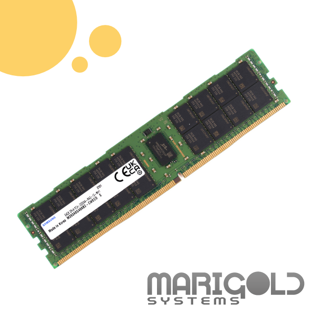 Samsung 64GB 2Rx4 PC4-25600-R 3200MT/s M393A8G40AB2-CWE