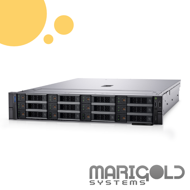 Dell PowerEdge R750 Server - 2x Intel Xeon Platinum 8358 2.6G 32C/64T • 512GB RAM • 2x 800GB SAS SSD • 4x 1.92TB SAS SSD • PERC H745