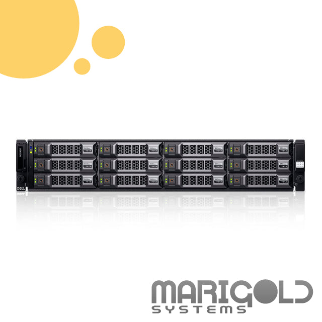Dell PowerVault MD1400 2U Rack Storage Array • 12x 8TB 7.2K SAS HDD